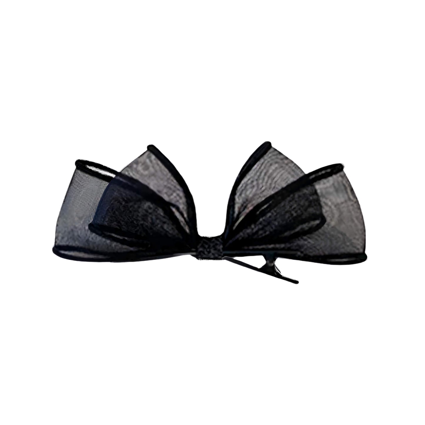 Elegant Black Bow Hair Clip